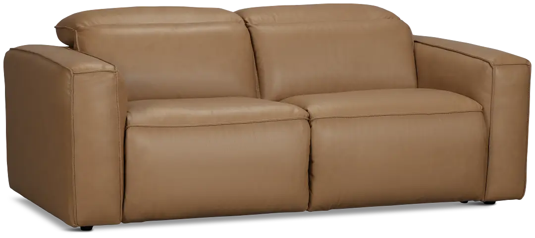 Ryland Brown Lthr/vinyl Power Reclining Sofa Ryland Brown Lthr/vinyl Power Reclining Sofa