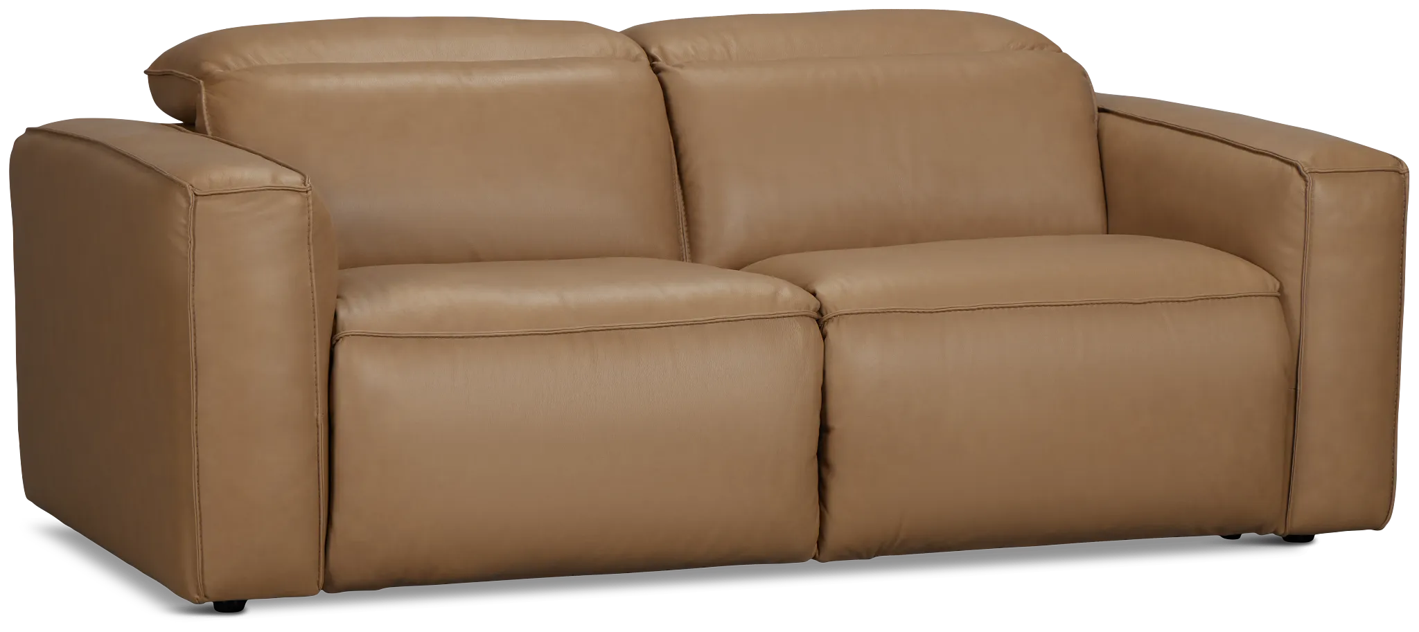 Ryland Brown Lthr/vinyl Power Reclining Sofa