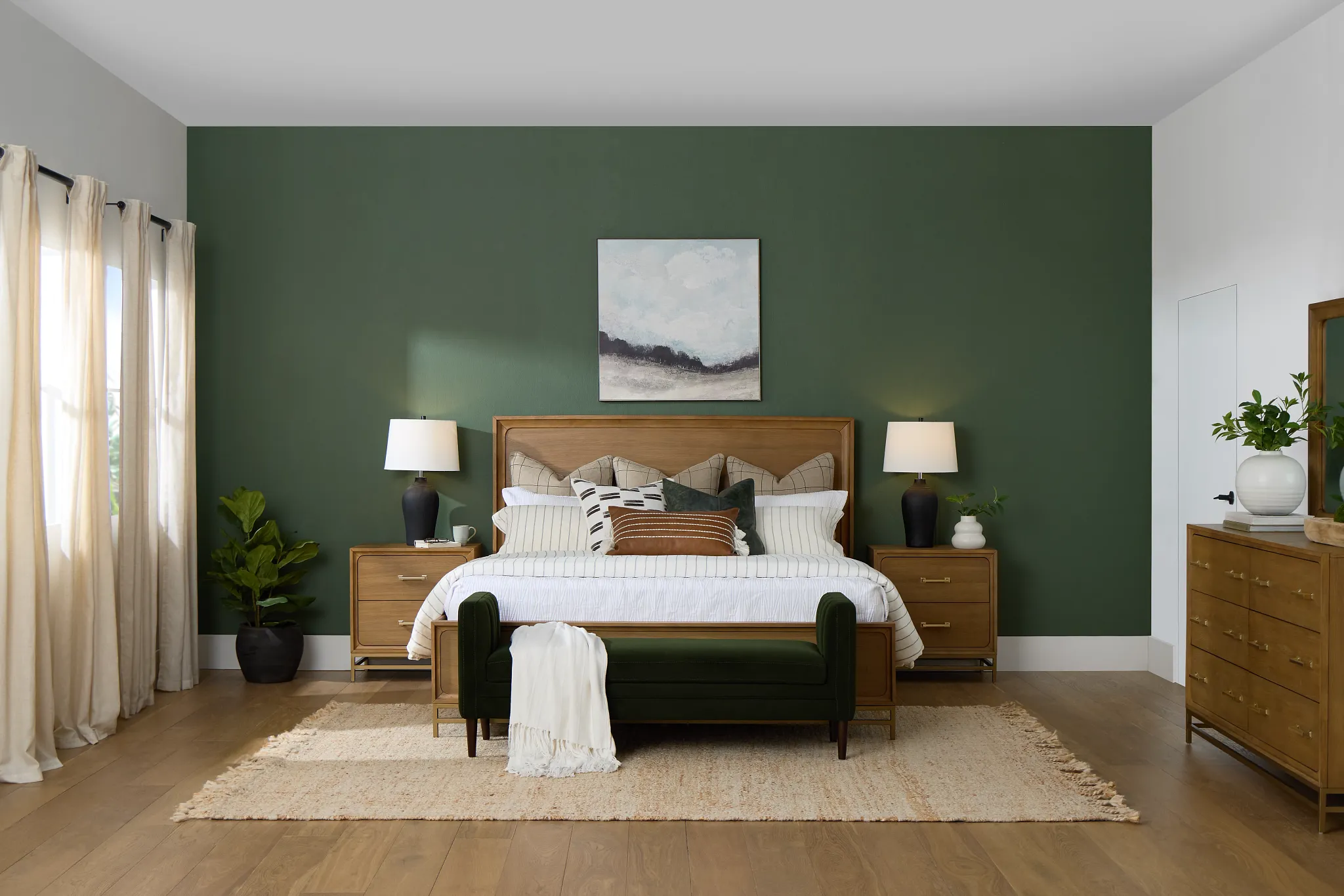 Provo Mid Tone Panel Bed