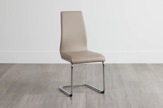 Lennox Taupe Upholstered Side Chair