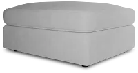 Siesta Peyton White Fabric Ottoman