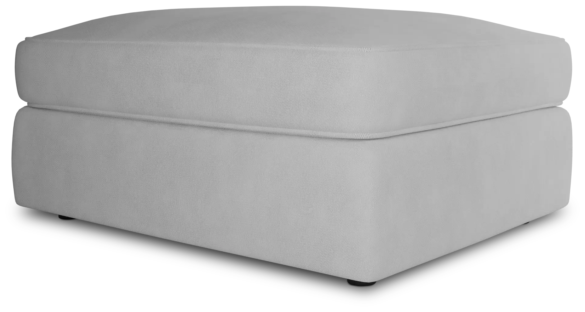 Siesta Peyton White Fabric Ottoman Siesta Peyton White Fabric Ottoman