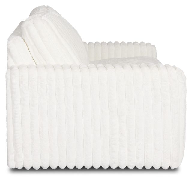 Teddy White Fabric Sofa