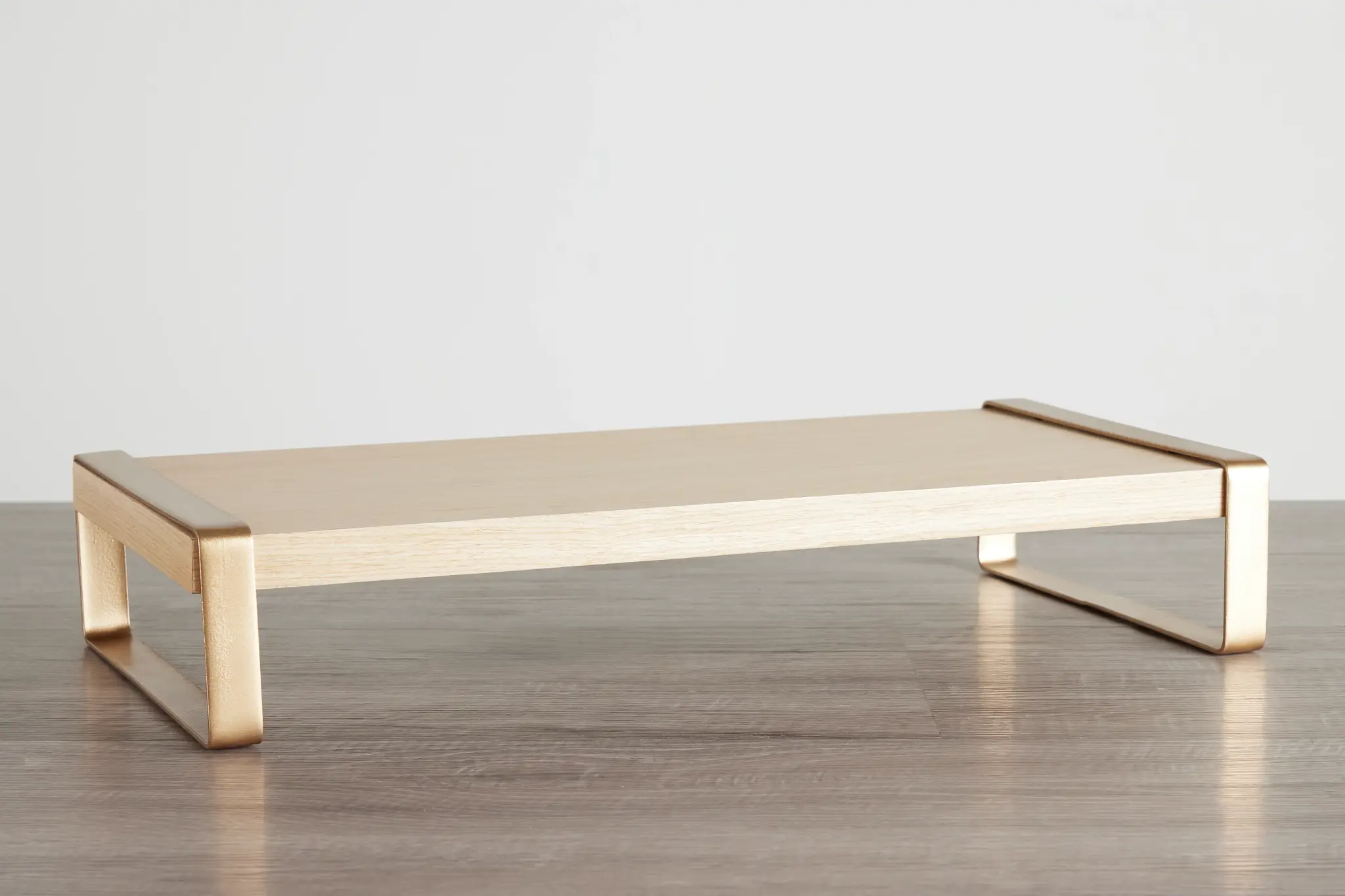 Adelena Light Tone Wood Desk Stand Adelena Light Tone Wood Desk Stand