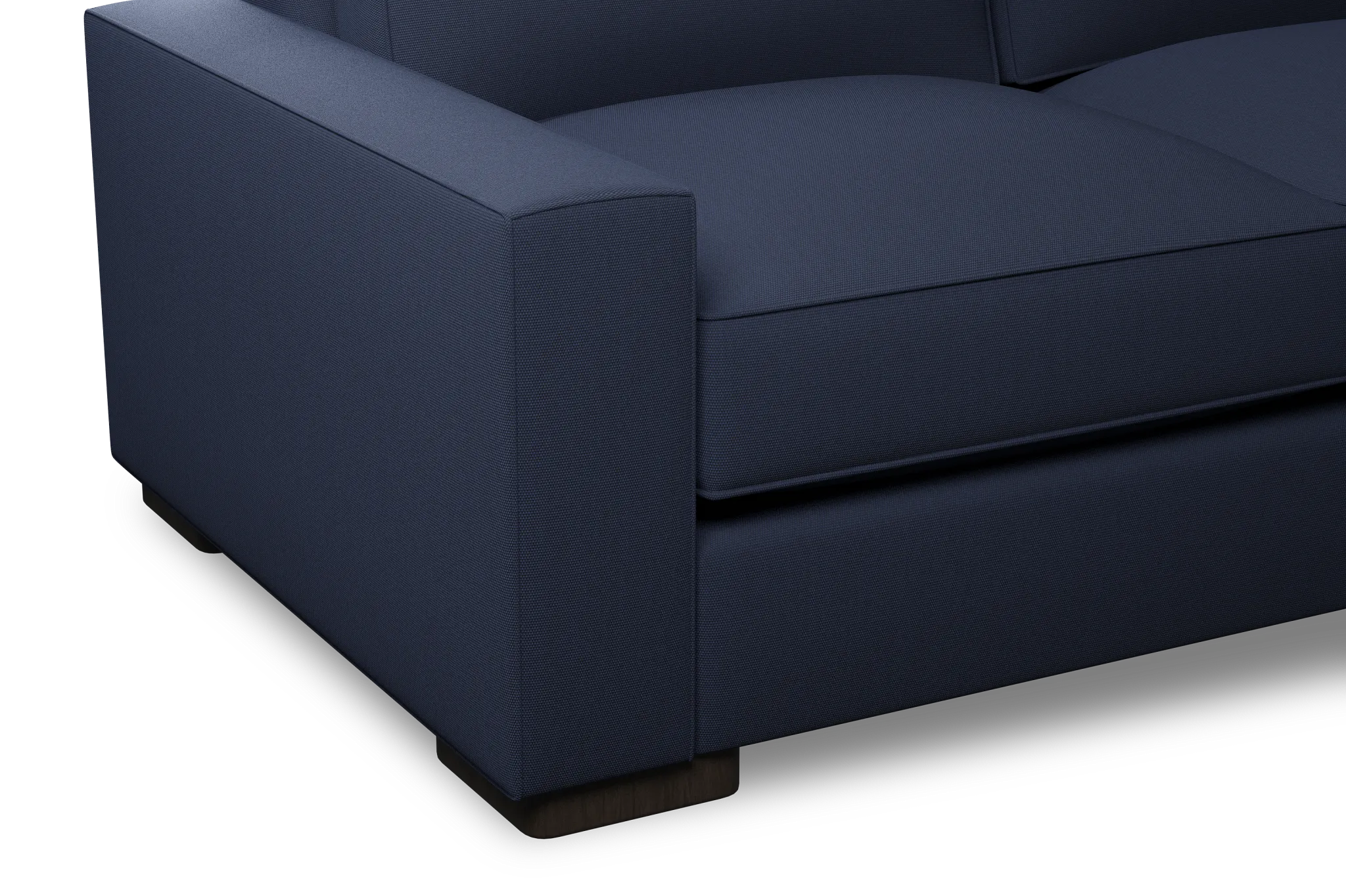 Edgewater Peyton Dark Blue Right Chaise Sectional