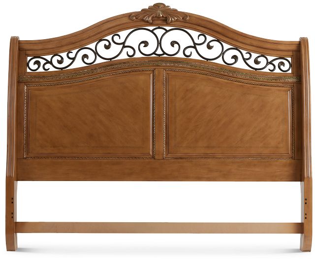 Tradewinds Light Tone Sleigh Headboard