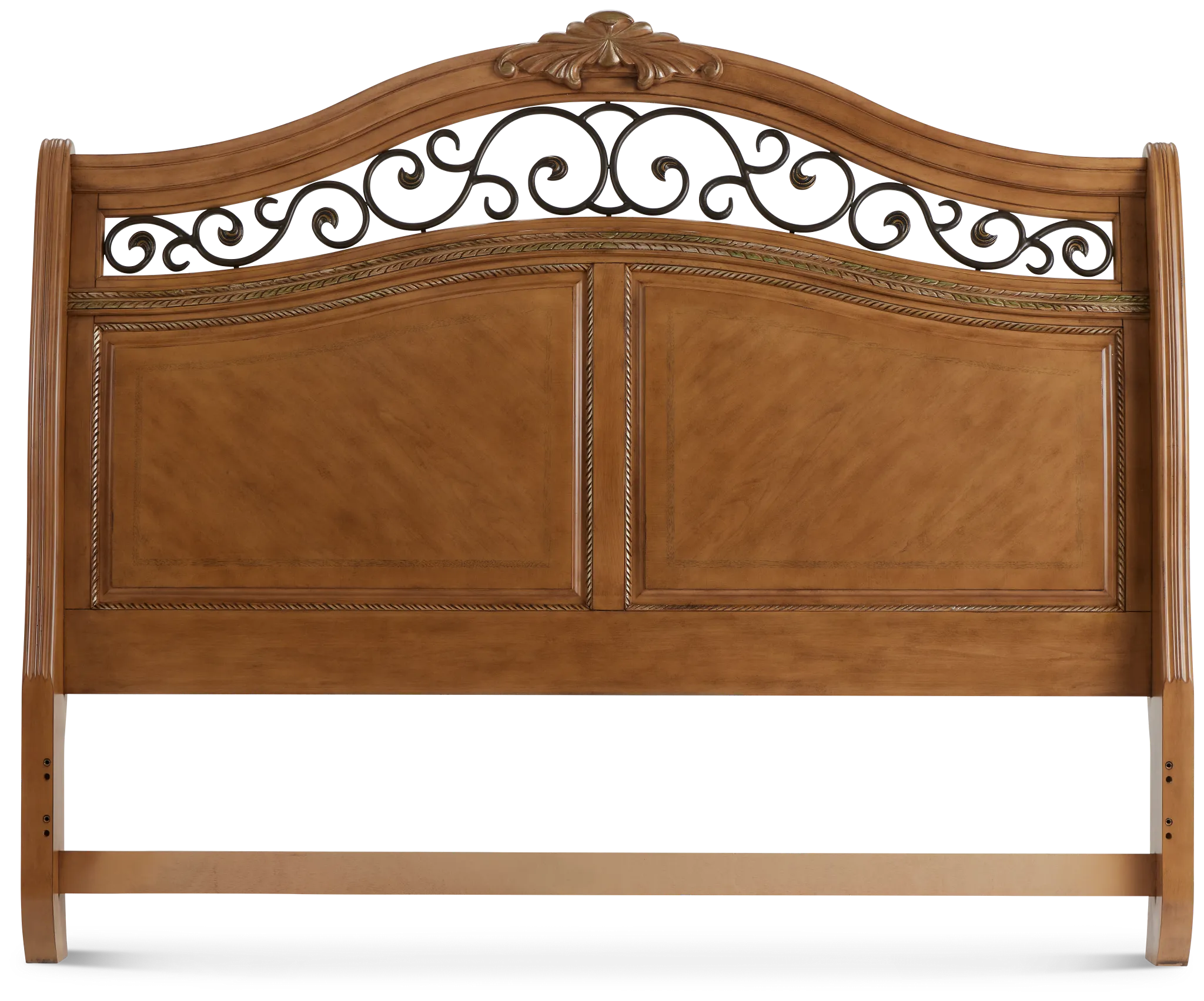 Tradewinds Light Tone Sleigh Headboard