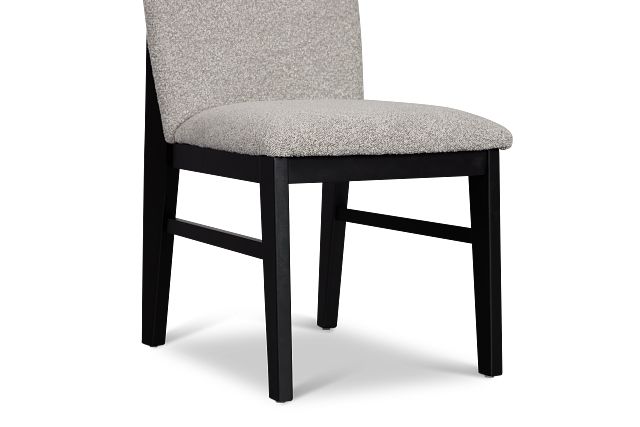 Modesto Black Upholstered Side Chair