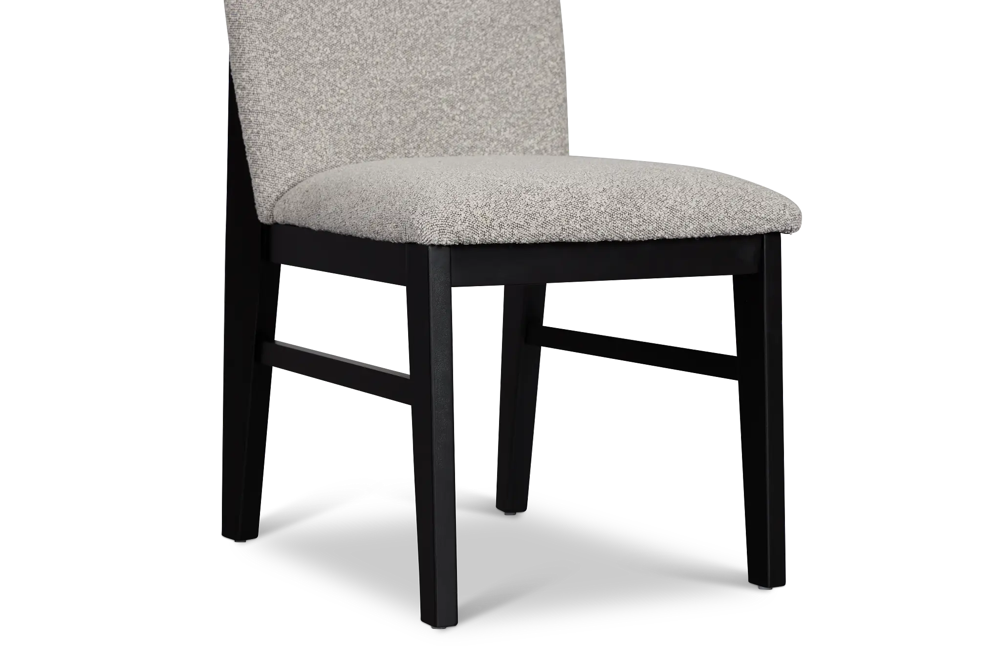 Modesto Black Upholstered Side Chair Modesto Black Upholstered Side Chair