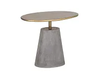 Billie Gray Oval End Table