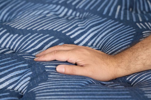 Serta Perfect Sleeper Cobalt Calm Plush Low-profile Mattress Set