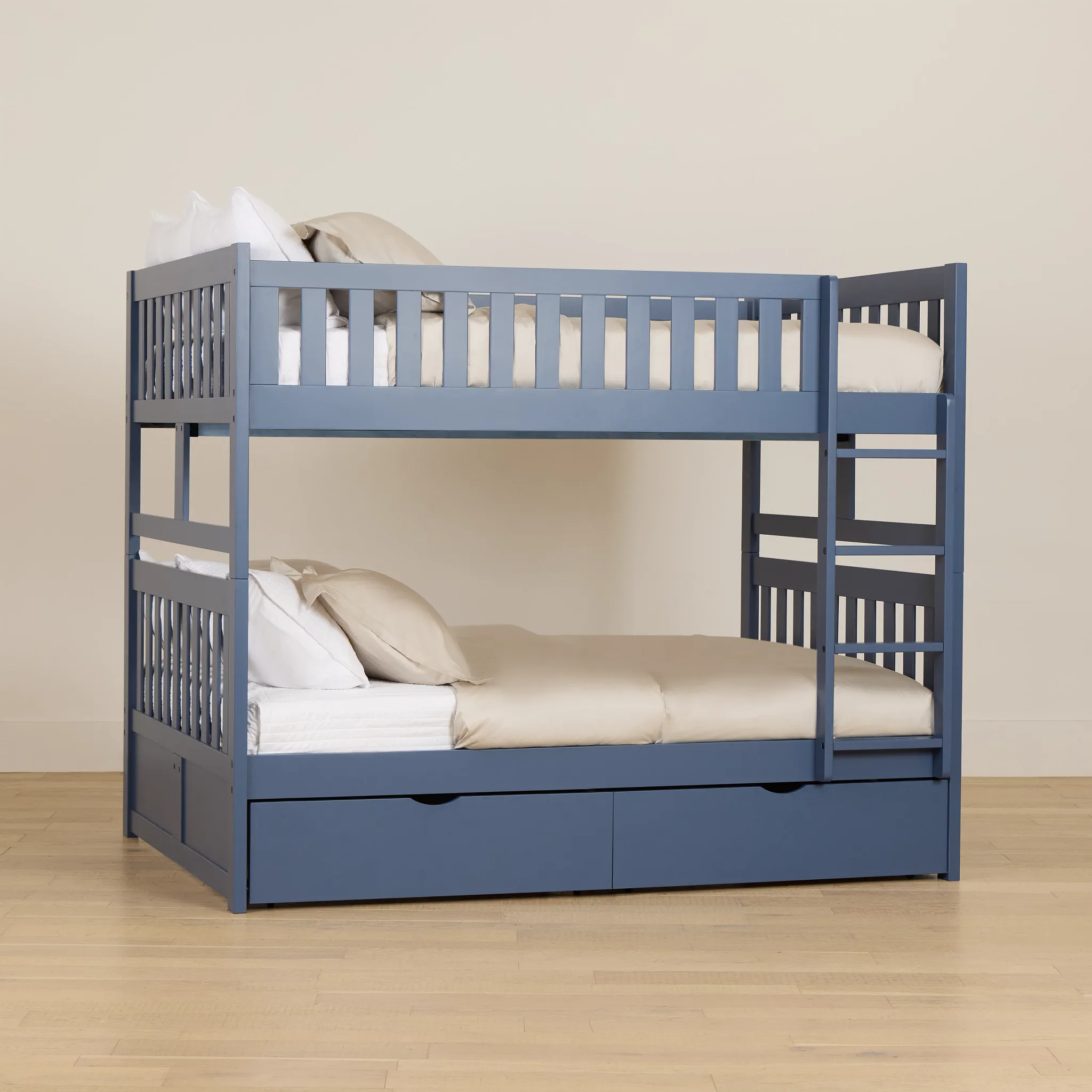 Charleston Dark Blue Storage Bunk Bed