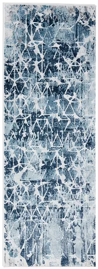 Palmyra Dark Blue 2x7 Runner