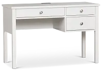 Charleston White 3-drawer Desk
