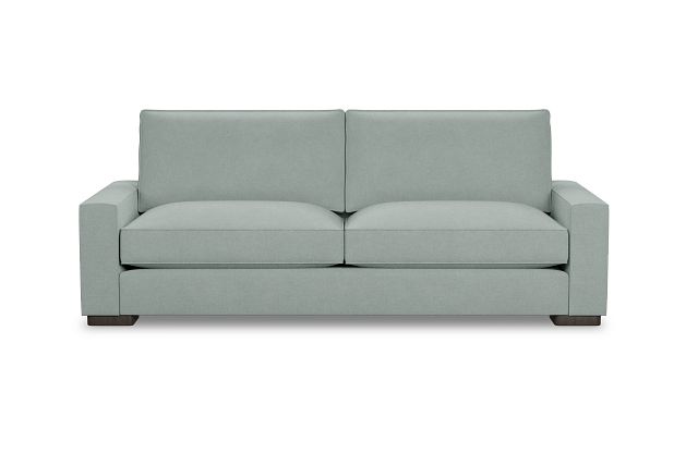 Edgewater Suave Light Green 96" Sofa W/ 2 Cushions