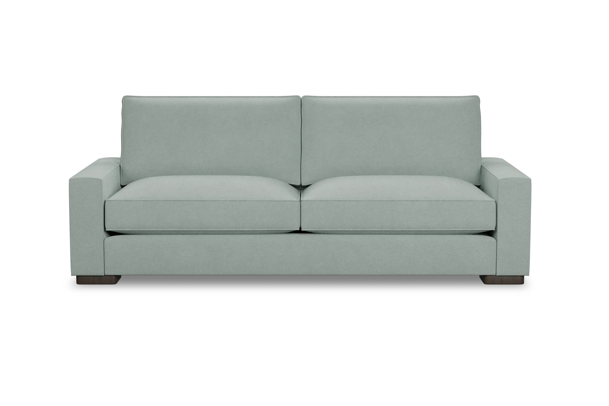 Edgewater Suave Light Green 96" Sofa W/ 2 Cushions