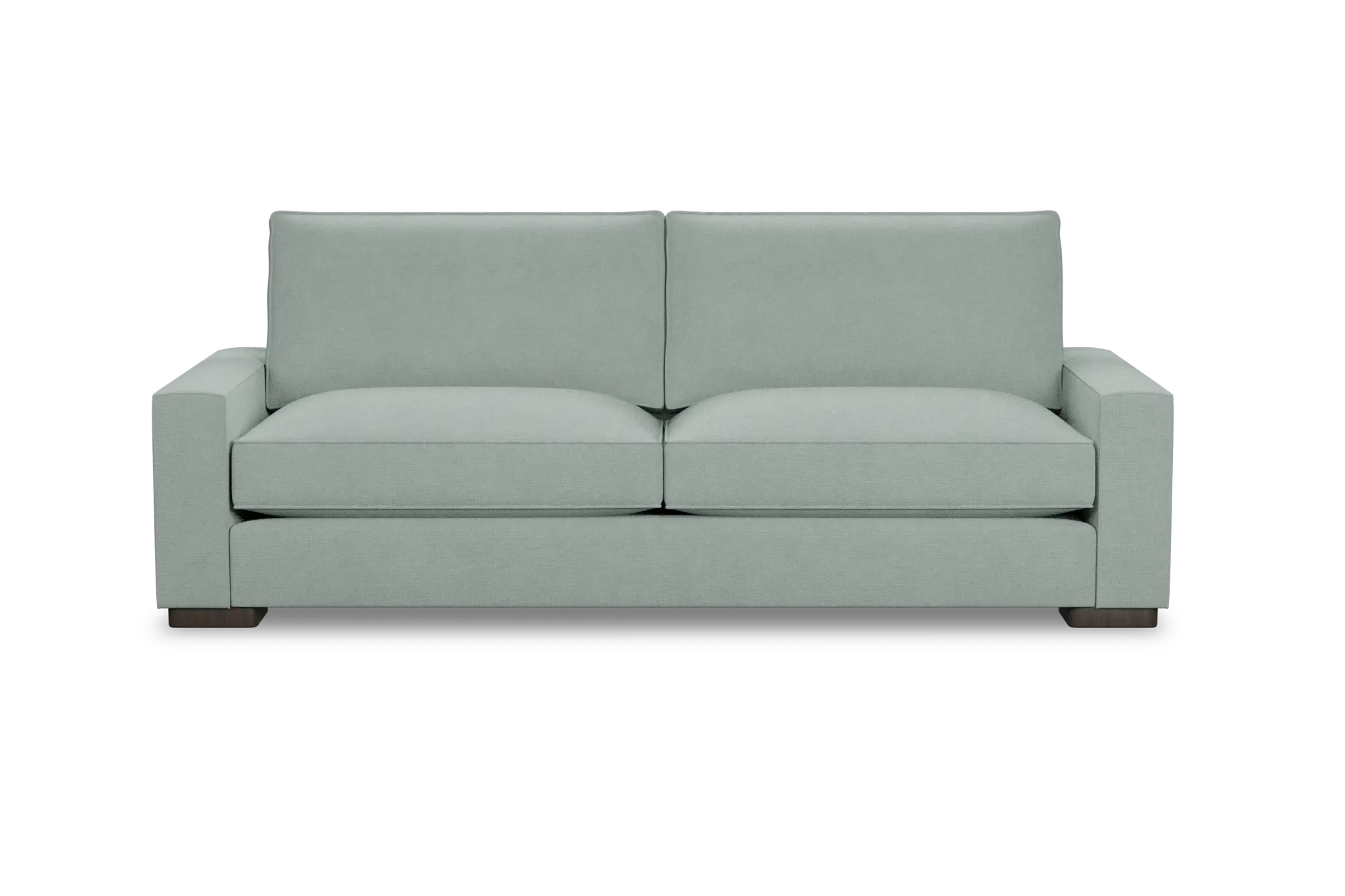 Edgewater Suave Light Green 96" Sofa W/ 2 Cushions Edgewater Suave Light Green 96" Sofa W/ 2 Cushions