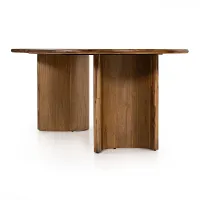 Paloa Light Tone Oval Table