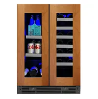 Xo Appliance 24 Serives Wine/beverage Center Panel Ready Glass Beverage Center