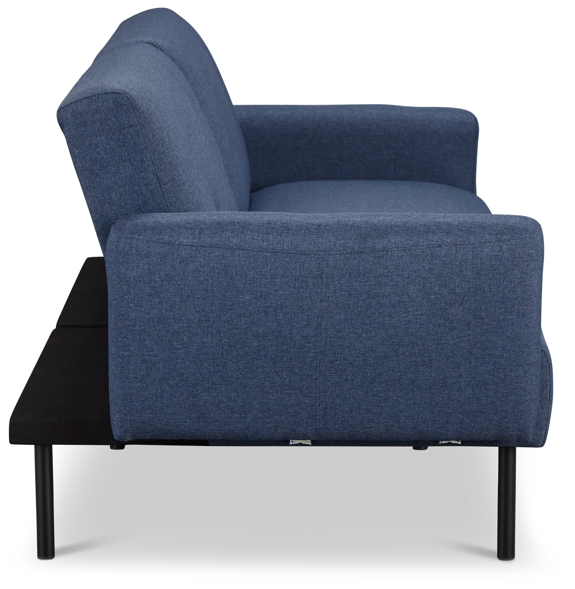 Denali Dark Blue Fabric Sofa Futon Denali Dark Blue Fabric Sofa Futon