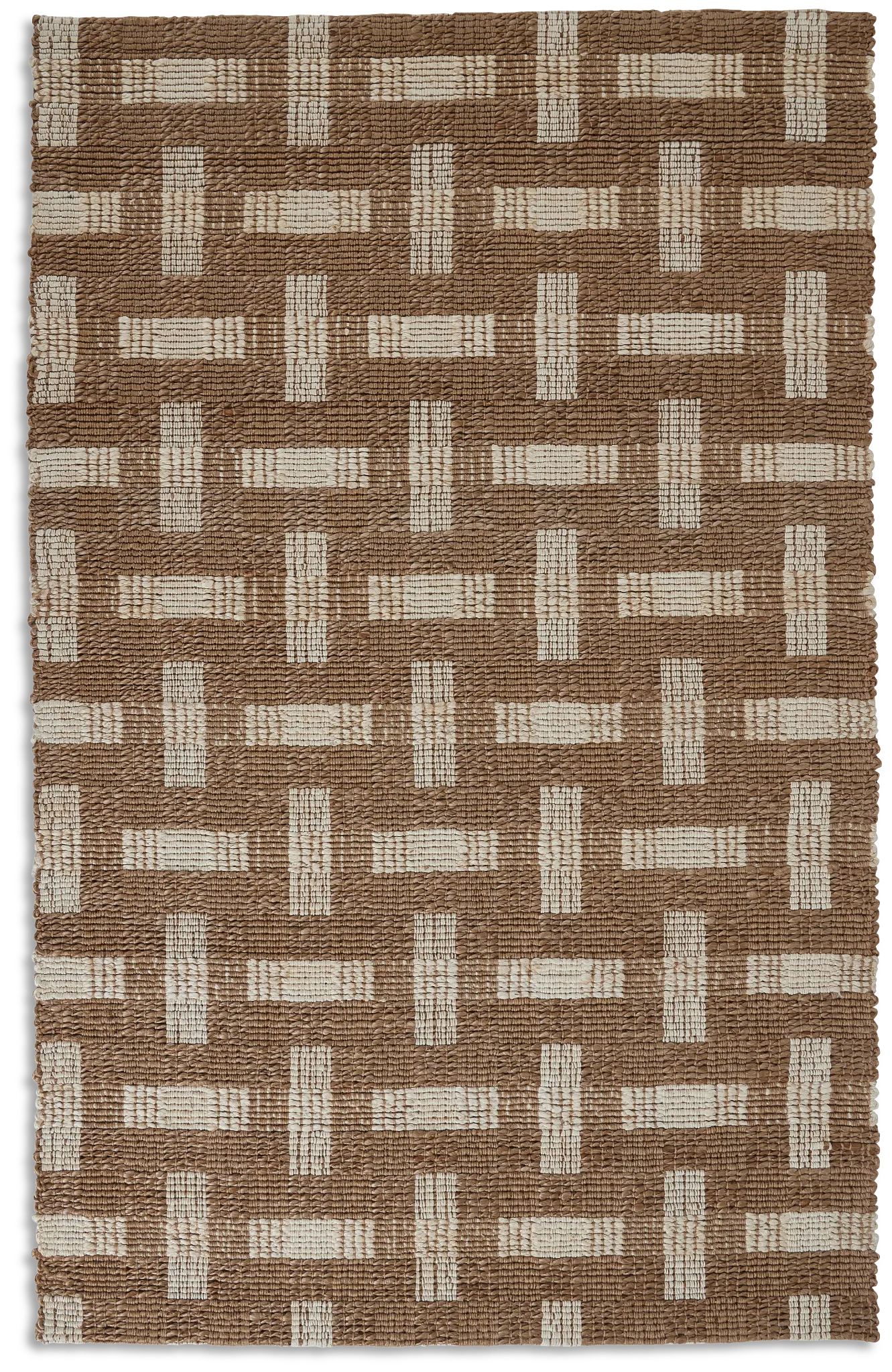 Bone Beige 5x8 Area Rug