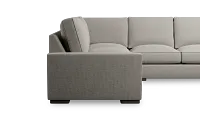 Edgewater Maguire Pewter Small Two-arm Sectional