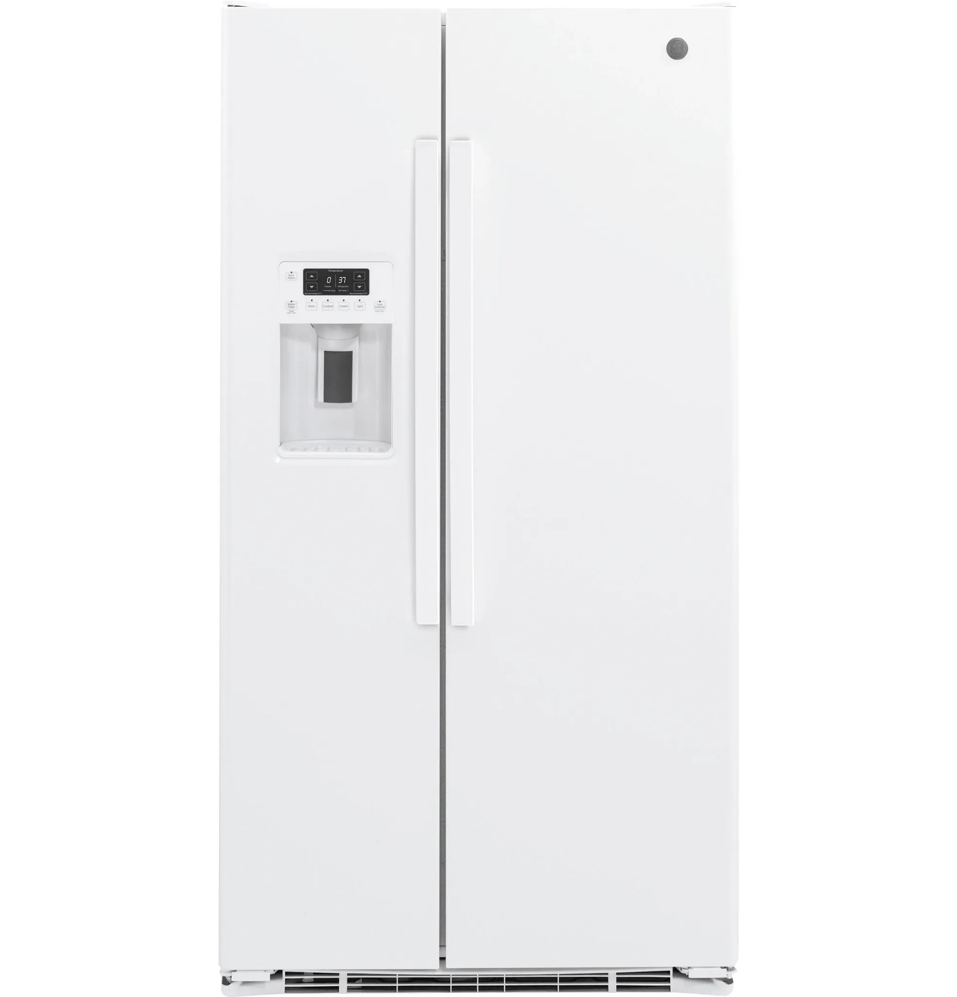 Ge Profile 22 Series White Side By Side Refrigerator