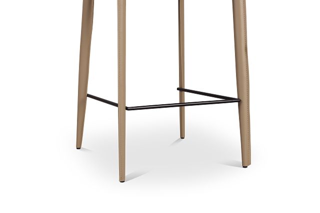 Wayne Beige 27" Upholstered Barstool