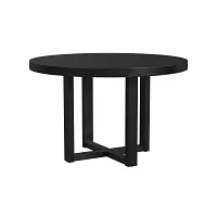 Brady Black Round Table