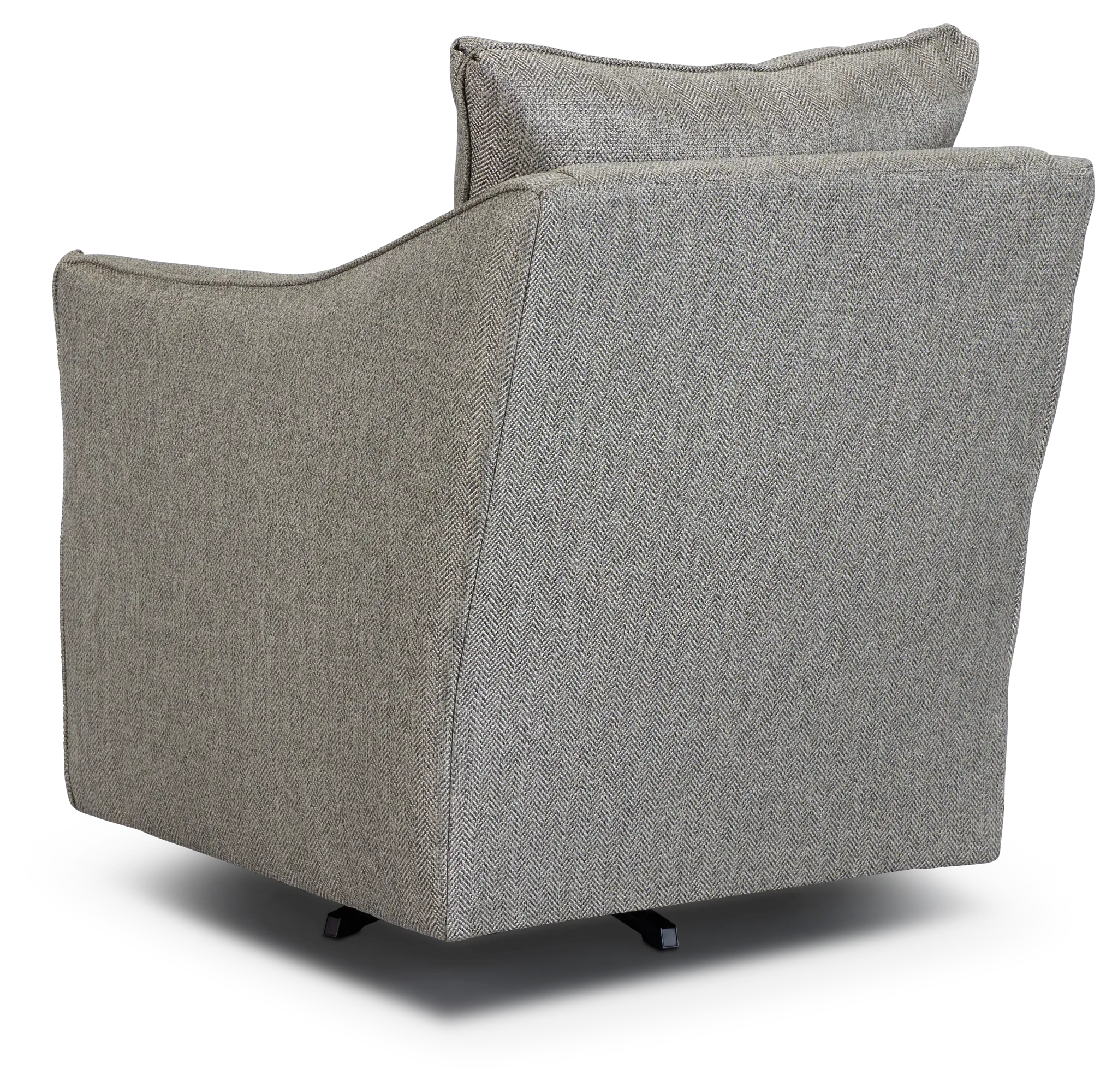 Avery Dark Gray Fabric Swivel Rocking Glider Avery Dark Gray Fabric Swivel Rocking Glider