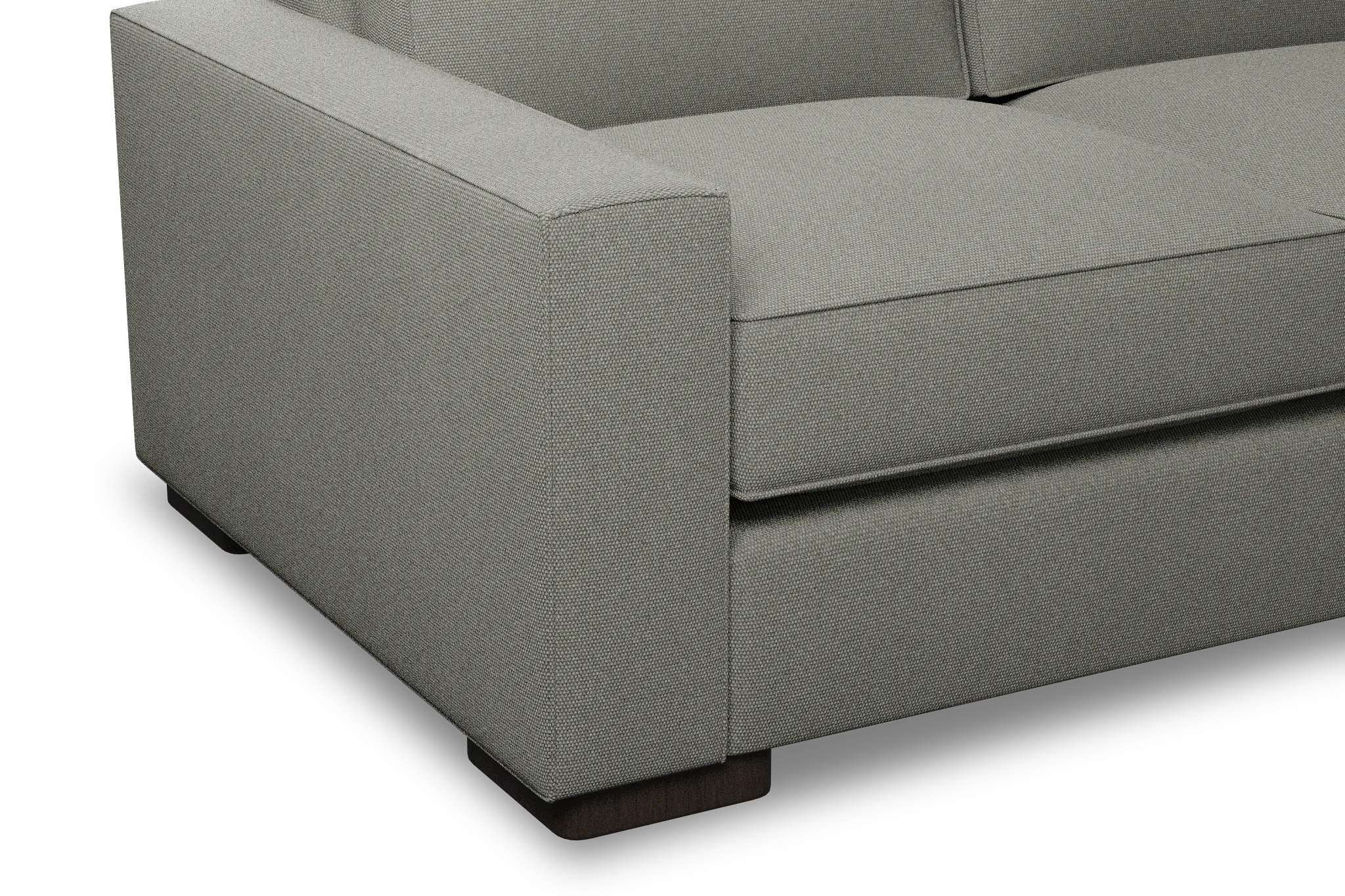 Edgewater Delray Pewter 96" Sofa W/ 3 Cushions