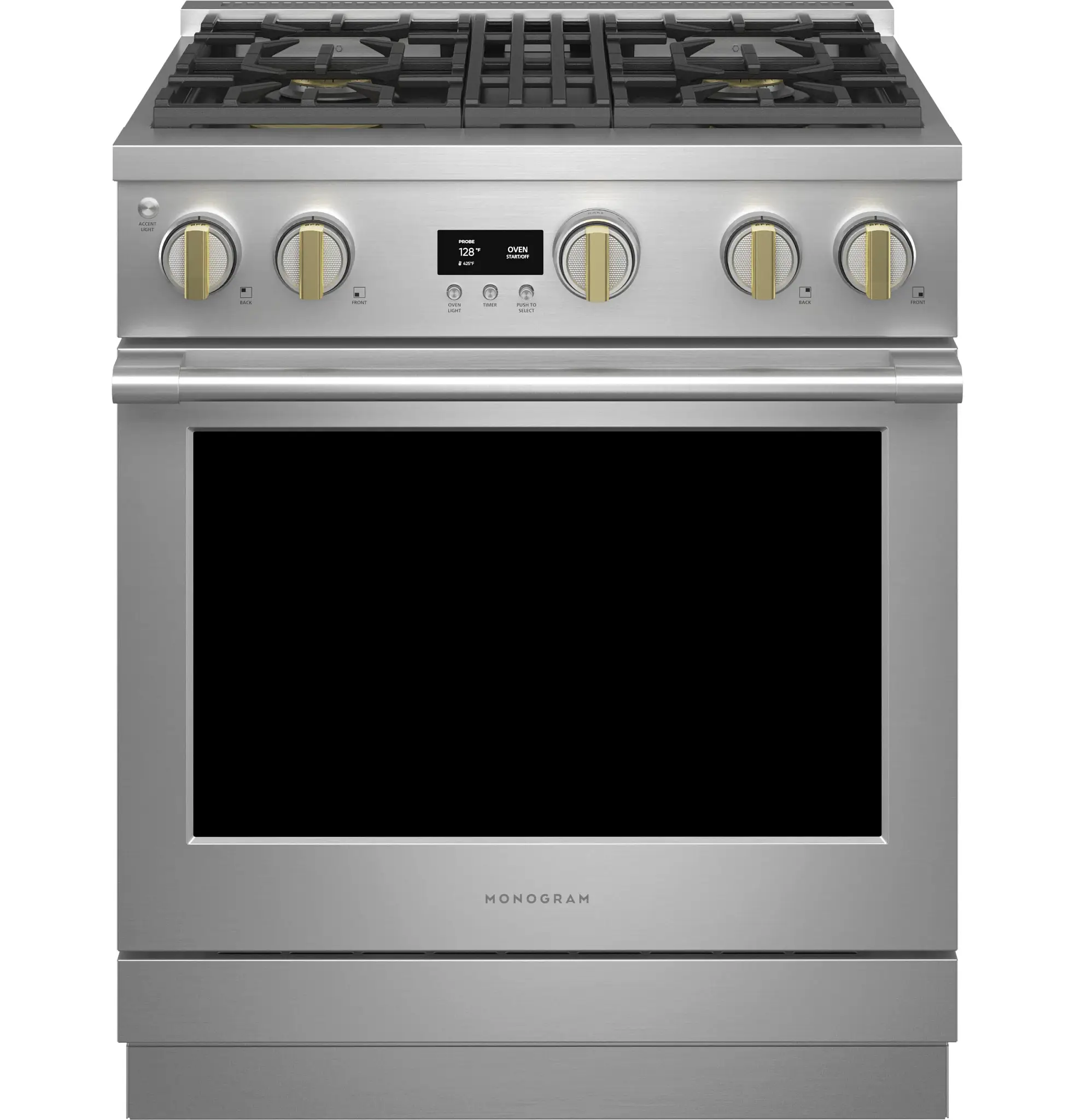 Monogram 304 Series Stainless Steel 30" Gas Range Monogram 304 Series Stainless Steel 30" Gas Range