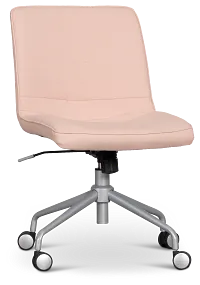 Gwen Pink Upholstered Desk Chair