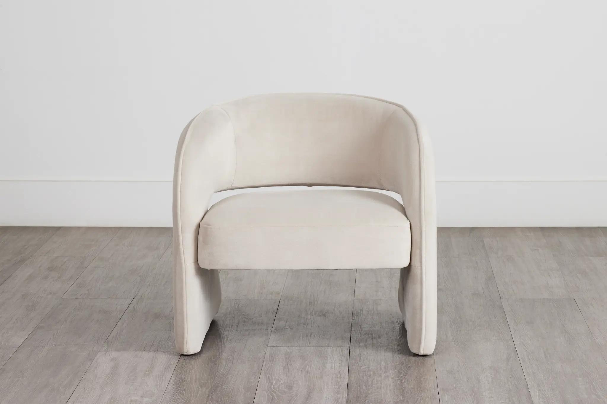 Noel Light Beige Velvet Accent Chair Noel Light Beige Velvet Accent Chair