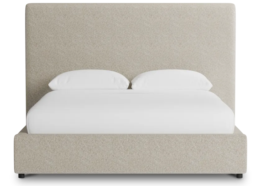 Grayton Gellar Green 54" Upholstered Platform Bed