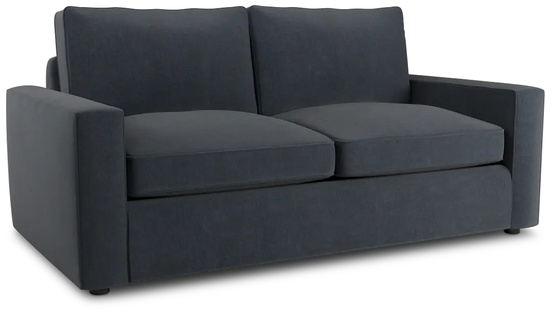 Siesta Victory Dark Blue Fabric Memory Foam Sleeper Siesta Victory Dark Blue Fabric Memory Foam Sleeper