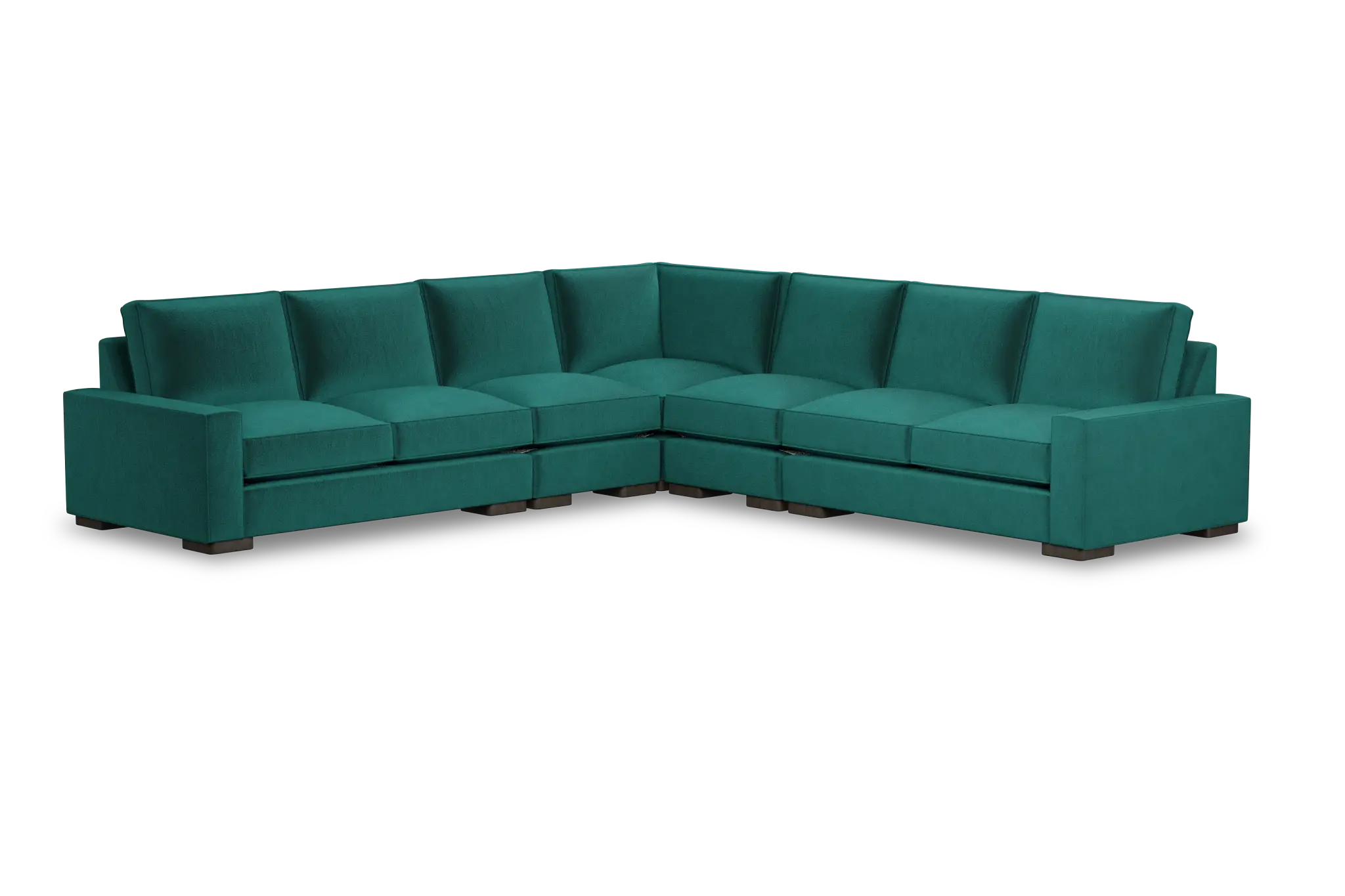 Edgewater Joya Green Large Two-arm Sectional Edgewater Joya Green Large Two-arm Sectional
