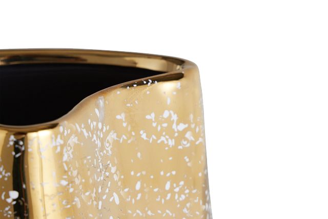 Maya Gold Small Vase