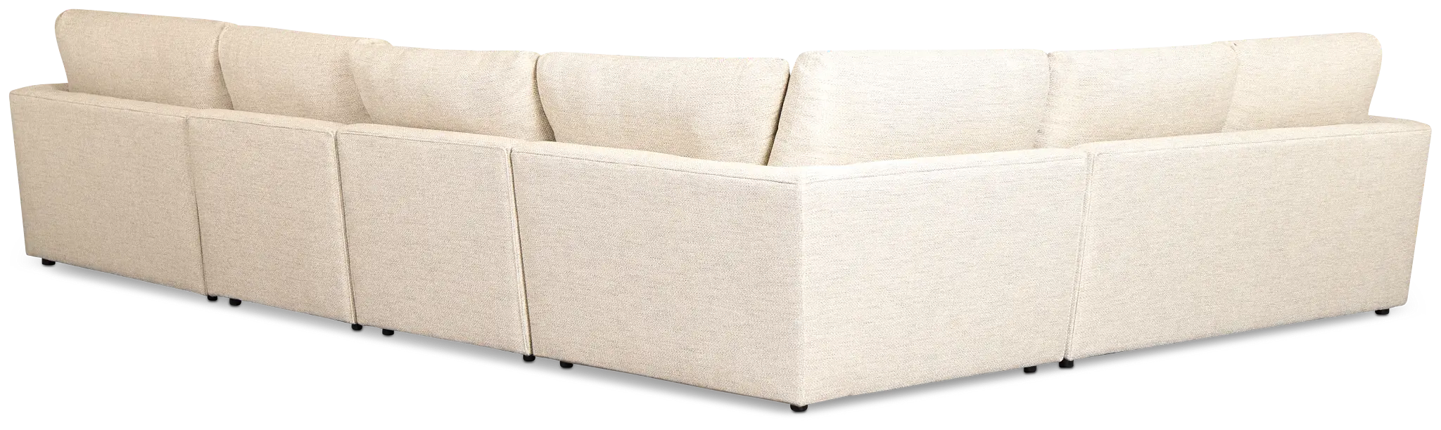 Maxwell Light Gray Fabric Large Right Chaise Sectional Maxwell Light Gray Fabric Large Right Chaise Sectional