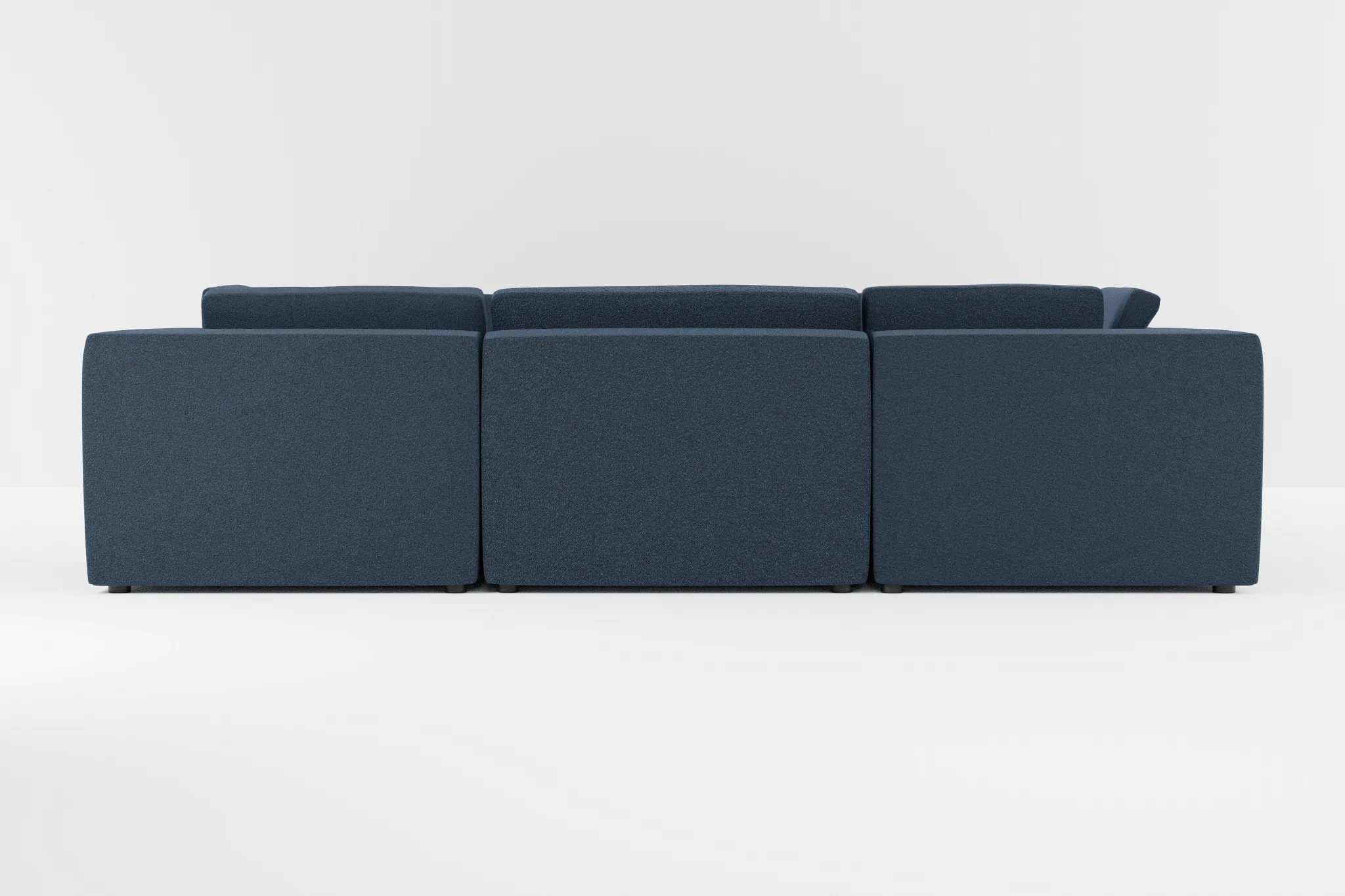 Destin Elite Dark Blue Fabric 8-piece Modular Sectional