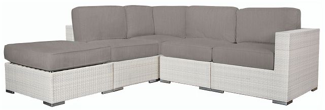 Biscayne Gray 5-piece Modular Sectional