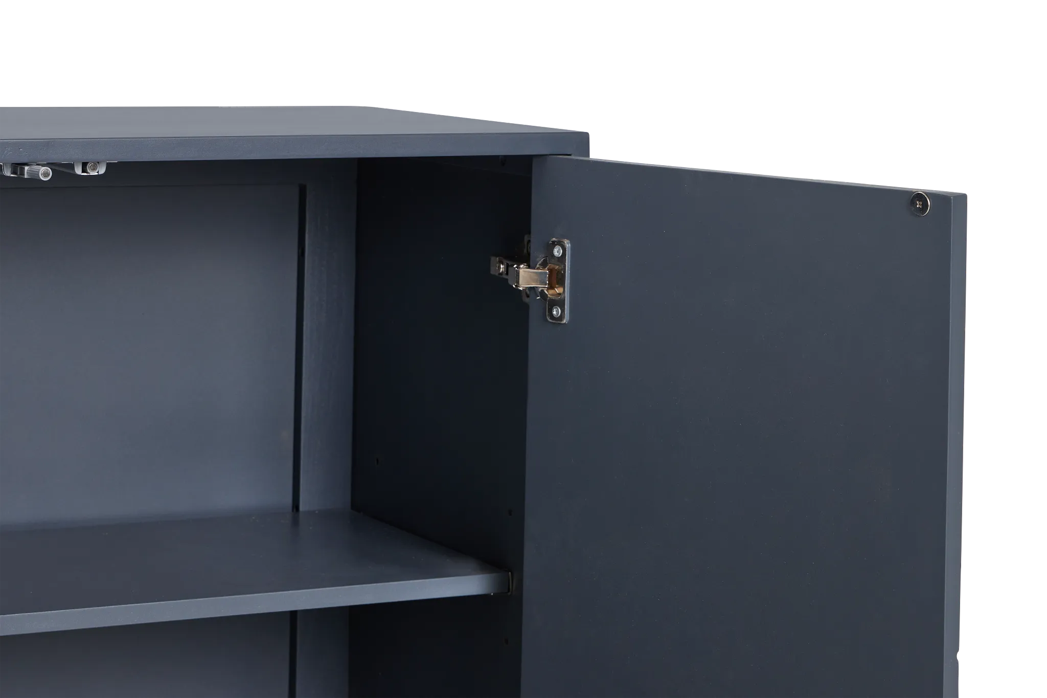 Nola Gray Four-door Cabinet