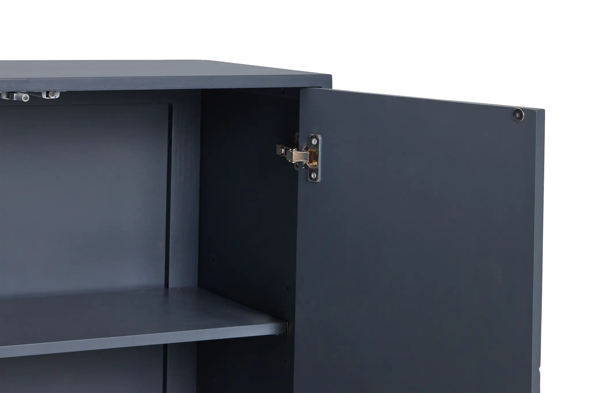 Nola Gray Four-door Cabinet Nola Gray Four-door Cabinet