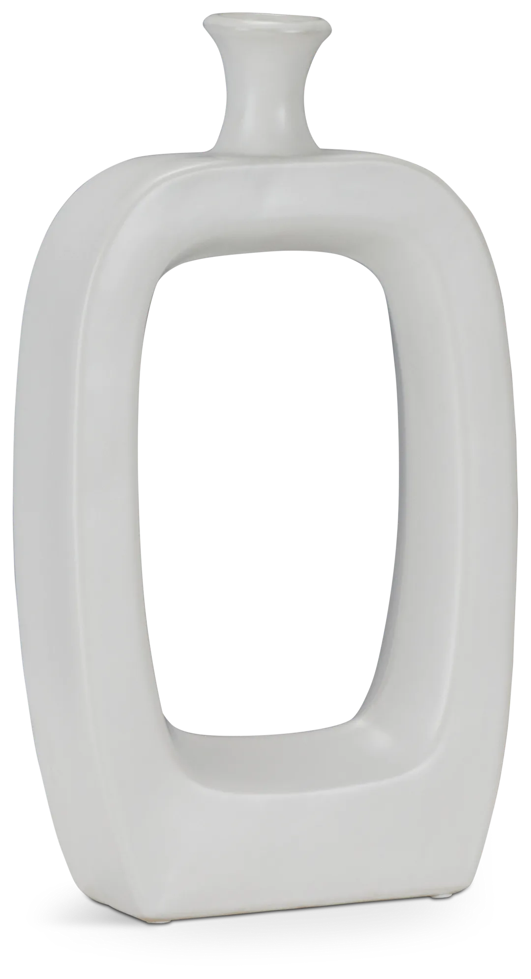 Dewey White Medium Vase