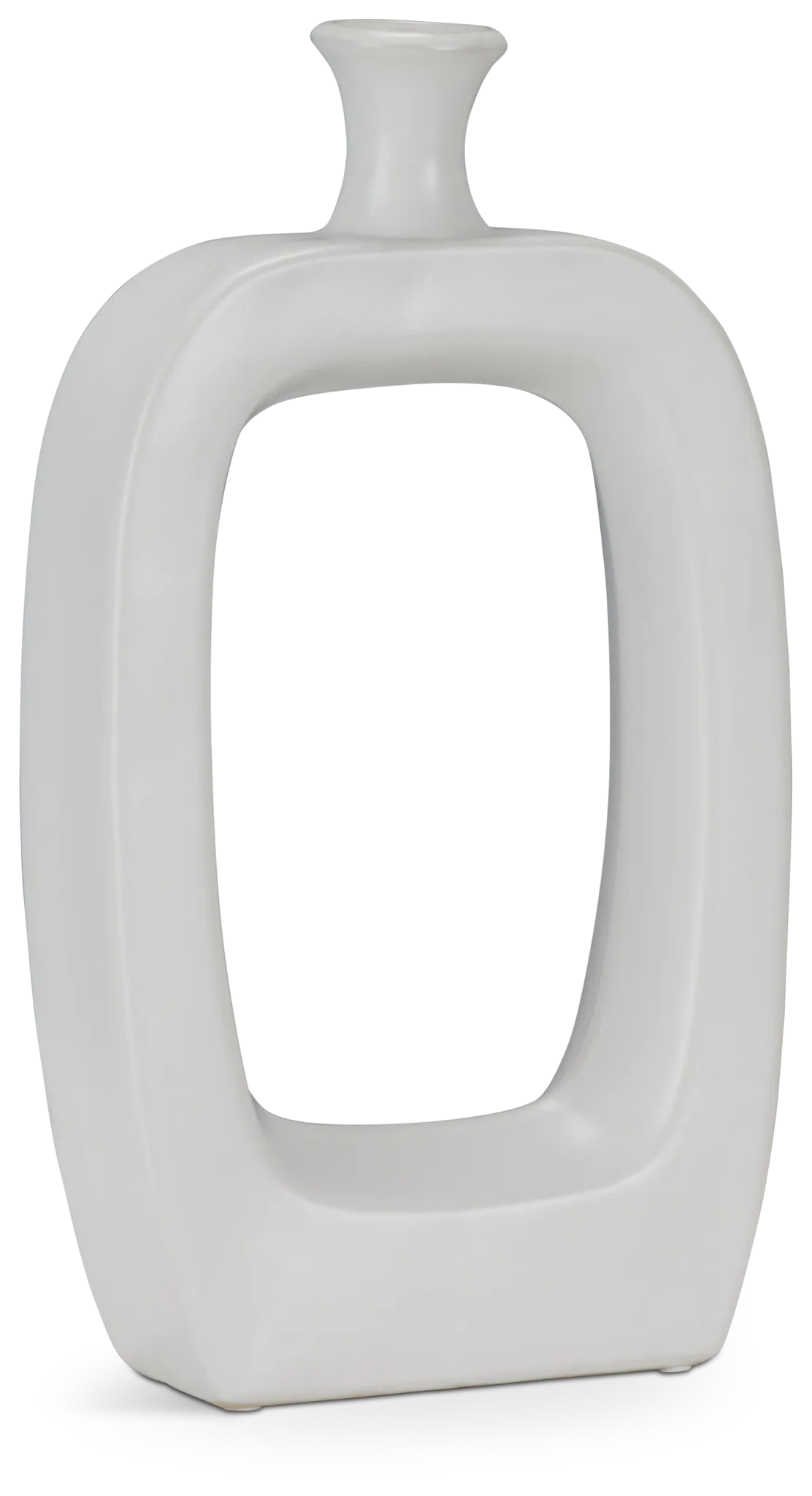 Dewey White Medium Vase