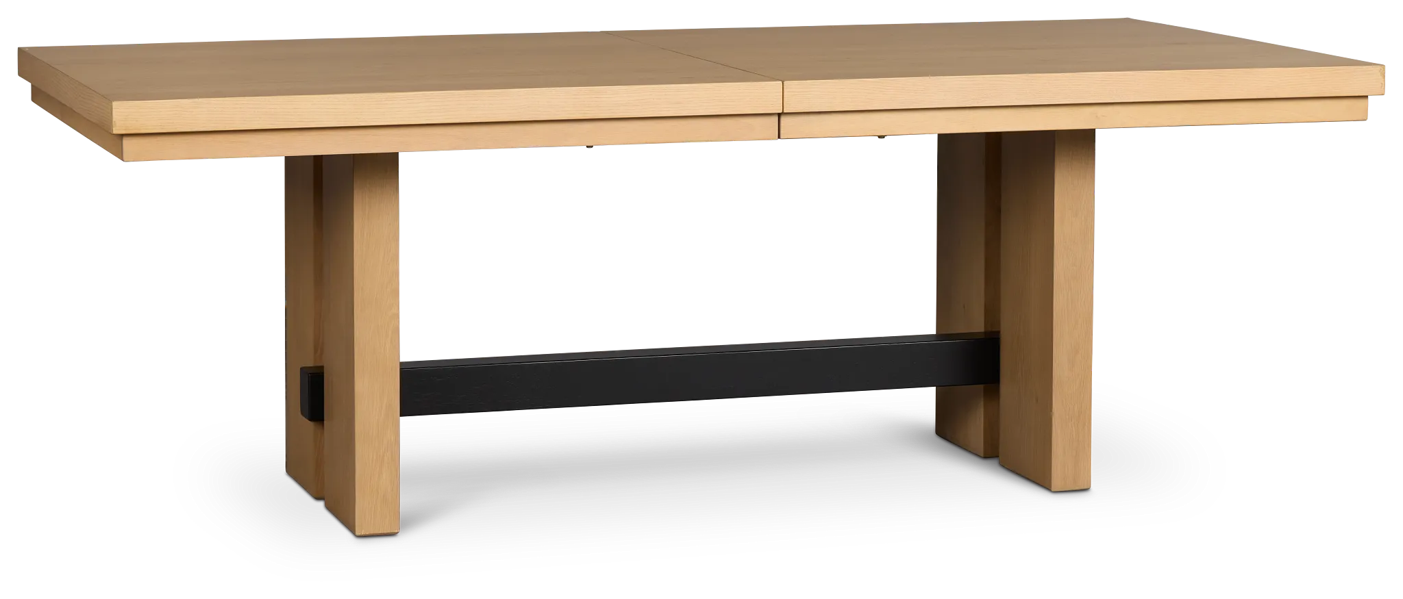 Highland Light Tone Rect Trestle Table