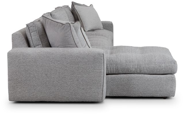 Nest Gray Fabric Left Chaise Sectional (2)