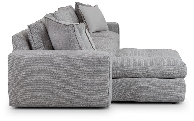 Nest Gray Fabric Left Chaise Sectional