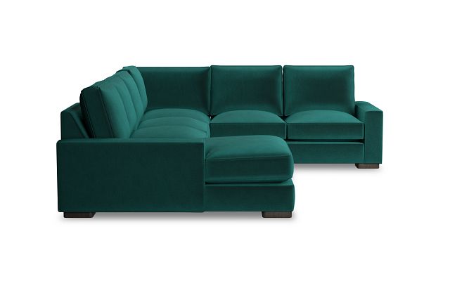 Edgewater Joya Green Medium Left Chaise Sectional