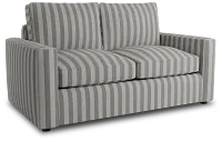 Siesta Sea Lane Dark Gray Fabric Loveseat